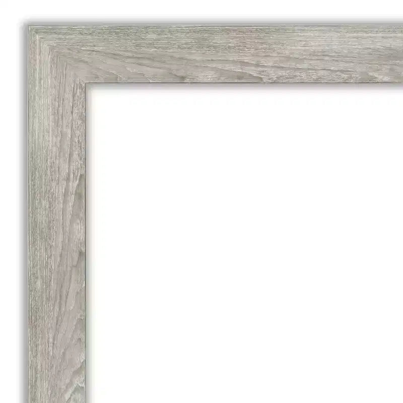 Specchio da parete rettangolare 24" x 30" color grigio tortora non smussato per il lavabo