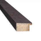 Specchio da parete in legno di noce scuro non smussato 41" x 30"