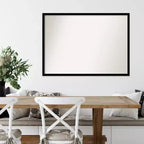 Specchio da parete nero jet senza smussatura 40" x 29"