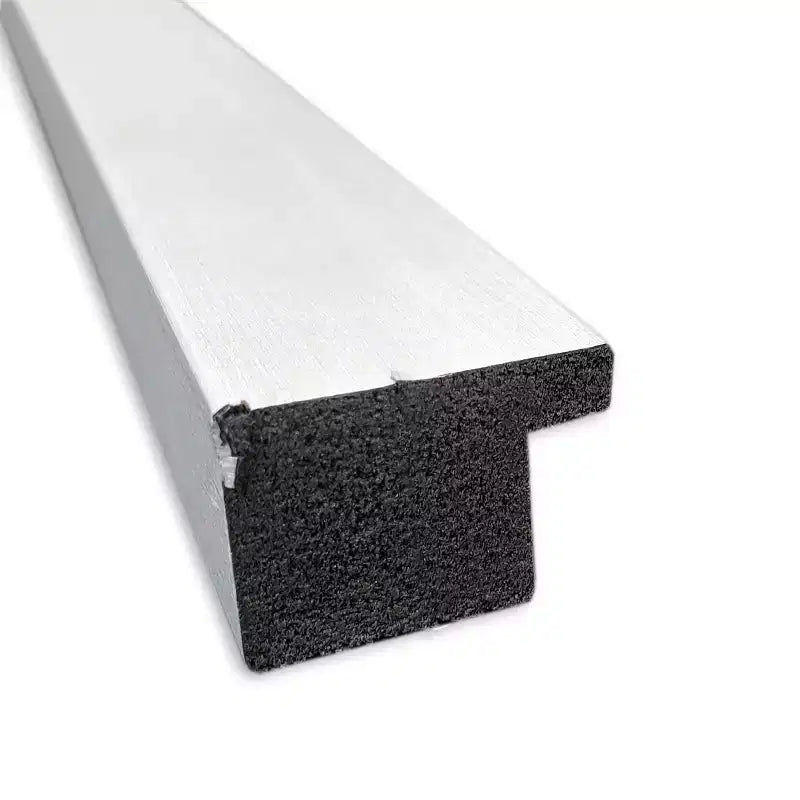 Specchio da parete stretto 20" x 26" in nichel spazzolato senza smussatura