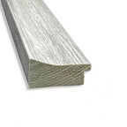 Specchio da parete quadrato stretto 76 x 76 cm color tortora non smussato