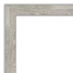 Specchio da parete quadrato stretto 76 x 76 cm color tortora non smussato