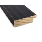 Specchio da Parete in Legno Shiplap Blu Marino 81 x 66 cm Non Smussato