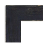 Specchio da Parete in Legno Shiplap Blu Marino 81 x 66 cm Non Smussato