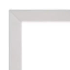 Specchio da Parete in Legno Svelte Argento Non Bisellato 30" x 24"