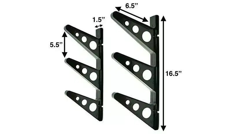 Porta bastoni da Lacrosse a 3 livelli