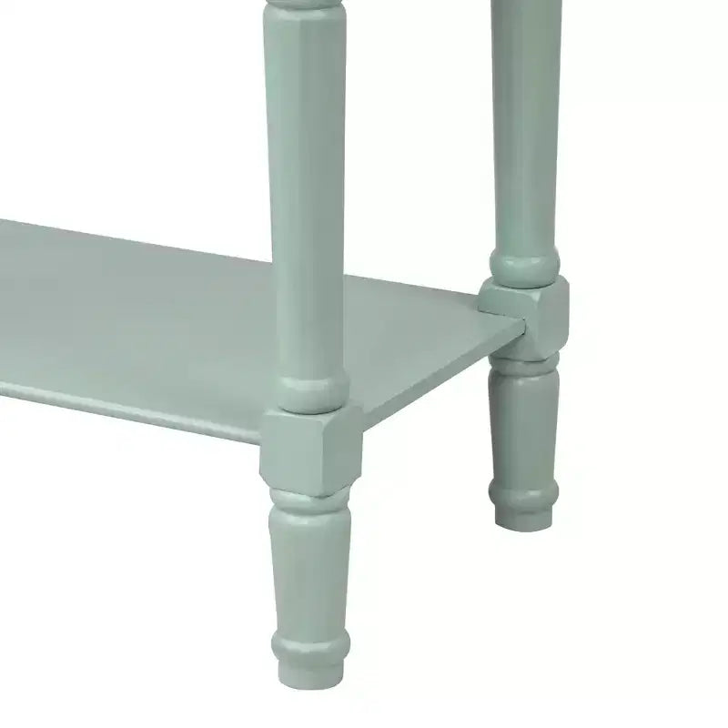 Consolle classica stretta con 3 cassetti e ripiano inferiore
