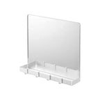 Specchio Magnetico con Mensola Contenitore - Vetro