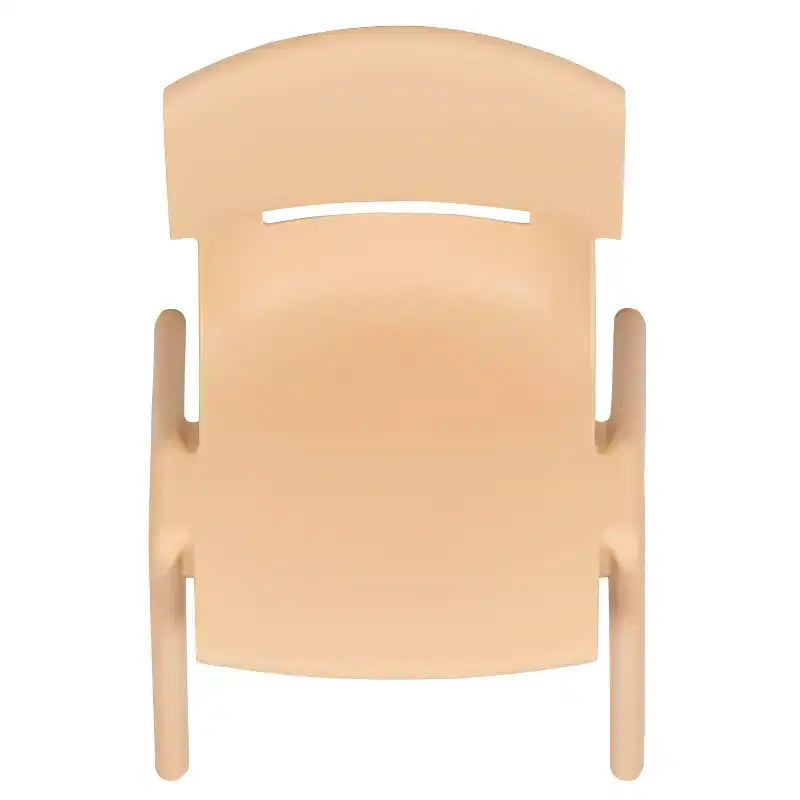Sedia impilabile in plastica per bambini, set da 10, altezza seduta 26,5 cm